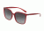 Dolce&amp;Gabbana DG6112 Sunglasses 30918G-56 - Transparent Bordeaux Frame, Grey Gradient Lenses