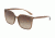 Dolce&amp;Gabbana DG6112 Sunglasses 315913-56 - Transparent Brown Frame, Brown Gradient Lenses