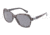 Dolce&amp;Gabbana ICONIC LOGO DG4163P Sunglasses 265681-5717 - Leopard Grey Frame, Polarized Gray Lenses