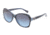 Dolce&amp;Gabbana ICONIC LOGO DG4163P Sunglasses 26578F-5717 - Leopard Blue Frame, Blue Smoke Gradient Lenses