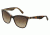 Dolce&amp;Gabbana LIP GLOSS DG4193 Sunglasses 273813-56 - Top Havana/glitter Gold Frame, Brown Gradient Lenses