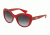 Dolce&amp;Gabbana LOGO EXECUTION DG6090 Single Vision Prescription Sunglasses DG6090-28698G-54 - Lens Diameter 54 mm, Frame Color Matte Pal Red