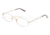 Dolce&amp;Gabbana LOGO PLAQUE DG1231 Progressive Prescription Eyeglasses 488-5417 - Pale Gold Frame
