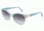 Dolce&amp;Gabbana LOGO PLAQUE DG4195 Sunglasses 27308G-56 - Matte Aquamarine Frame, Gray Gradient Lenses