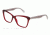 Dolce&amp;Gabbana MAMBO COLLECTION DG3140 Progressive Prescription Eyeglasses 550-5414 - Transparent / Red Frame, Demo Lens Lenses