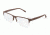 Dolce&amp;Gabbana OVER-MOLDED RUBBER DG1236 Bifocal Prescription Eyeglasses 1182-5416 - Brown Rubber Frame, Demo Lens Lenses
