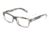 Dolce&amp;Gabbana SICILIAN HINGE DG3129 Progressive Prescription Eyeglasses 2596-5315 - Striped Gray Demo Lens Frame