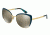 Dolce&amp;Gabbana SICILIAN TASTE DG2143 Sunglasses 02/6G-57 - Gold/Petroleum Frame, Light Brown Mirror Dark Gold Lenses