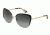 Dolce&amp;Gabbana SICILIAN TASTE DG2143 Sunglasses 488/T3-57 - Pale Gold/Black Frame, Polar Grey Gradient Lenses
