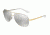 Dolce&amp;Gabbana Sicilian Taste DG2144 Single Vision Prescription Sunglasses DG2144-13076G-61 - Lens Diameter 61 mm, Frame Color Silver / Gold