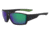 Dragon Cutback H2O Sunglasses- Mens, Matte Black/Green Ion 35144-Matte Black/Green Ion