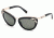 DSquared DQ0096 Sunglasses - Shiny Black Frame Color, Green Lens Color
