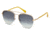 DSquared DQ0143 Sunglasses - Gold Frame Color, Gradient Blue Lens Color
