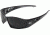 Edge Eyewear Baretti Safety Glasses Black Frame Smoke Lens Sb116