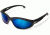 Edge Eyewear Dakura Polarized-Black / Aqua Precision Red Mirror Lens with Gasket GTSMAP218