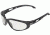 Edge Eyewear Dakura Safety Glasses Black Frame Clear Lens Sw111