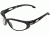 Edge Safety Dakura Safety Glasses Black Frame Clear Vapor Shield Lens Sw111vs