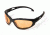 Edge Eyewear Falcon Sunglasses, Soft-Touch Matte Black Frame / Tiger's Eye Vapor S, GSF610