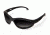Edge Eyewear Falcon Sunglasses, Soft-Touch Matte Black Frame / Polarized Gradient , GTSFG716