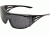 Edge Eyewear Ossa Fit Over Safety Glasses Black Frame Large Smoke Lens Xf116 L