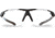 Edge Eyewear Phantom Rescue Shooting Glasses, Black Frame, Clear Vapor Shield Lenses, Standard, PR11VS