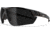 Edge Eyewear Phantom Rescue Shooting Glasses, Black Frame, G-15 Vapor Shield Lenses, Standard, PR17VS