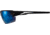 Edge Eyewear Pumori - Matte Black Frame / Aqua Precision Blue Mirror Lenses, Black Frame, XPAP418
