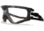 Edge Eyewear Super 64 - Black Frame / Clear Vapor Shield Lens / TPR Gasket, Black Frame, XSS611-TPR