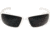 Edge Safety Brazeau Torque with Blue E Logo, Polarized Smoke Lens, White Frame, TXB246-E4