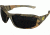 Edge Safety Brazeau with Yellow E Logo, Smoke Lens, Camouflage Frame, XB116CF-E1