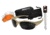 Edge Tactical Acid Gambit 3 Lenses Kit Shooting Glasses, Soft-Touch Desert SandFrame / Clear Vapor Shield, Tiger's Eye Vapor Shield, G-15 Vapor Shield Lenses, Multi, One Size, SG3K5-1