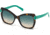 Emilio Pucci EP0090 Sunglasses - Dark Havana Frame Color, Gradient Green Lens Color