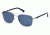 Ermenegildo Zegna EZ0014 Sunglasses - Shiny Palladium Frame Color, Blue Lens Color