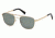Ermenegildo Zegna EZ0071 Sunglasses - Gold Frame Color, Green Lens Color
