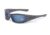 ESS 5B Ballistic Sunglasses, Matte Dark Gray Frame, Mirrored Blue Lens, Polarized, Medium Fit, EE9006-18