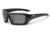 ESS Rollbar Ballistic Sunglasses, Matte Black Frame, Mirrored Gray Lens, Polarized, Medium / Large Fit, EE9018-13