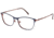 Exces 3133 Single Vision Prescription Eyeglasses, Navy/Rust Frame, EX3133529SV