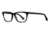 Exces 3136 Single Vision Prescription Eyeglasses, Tortoise/Red Frame, EX3136802SV