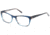 Exces Princess 137 Single Vision Prescription Eyeglasses, Blue Fade Frame, EXP137152SV
