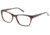 Exces Princess 137 Single Vision Prescription Eyeglasses, Brown Floral Frame, EXP137843SV
