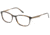 Exces SlimFit 1 Single Vision Prescription Eyeglasses, Tortoise/Light Brown Frame, SF1425SV