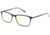 Exces SlimFit 3 Single Vision Prescription Eyeglasses, Black/Cognac Frame, SF3102SV