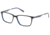 Exces SlimFit 4 Single Vision Prescription Sunglasses, Brown/Blue Frame, SF4212SV