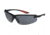 Extreme Optiks EO PC 1801 Sunglasses, Rubberized Black Frame, Smoke with Silver Flash Mirror Lenses, 10242519.FGX