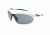 Extreme Optiks EOG 10 Sunglasses, Shiny White Frame, Smoke HD with Silver Mirror Flash Lens, 10228944.FGX