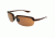 Extreme Optiks EOG 13 Sunglasses, Dark Brown Crystal Frame, Smoke HD with Silver Mirror Flash Lens, 10228949.FGX