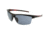 Extreme Optiks EOG 9 Sunglasses, Shiny Black Frame, Smoke HD with Silver Mirror Flash Lens, 10228941.FGX