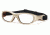 F8 MORPHEUS 3 Protective Eyewear Metallic Light Brown Frame,Clear Silver Flash Lens, Unisex MORPH3MTLB4817CSF