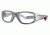 F8 MORPHEUS STREETProtective Eyewear Silver Frame,Clear Silver Flash Lens, Girls MORPHSGRAF4817125CSF
