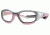F8 SLAM Protective Eyewear Satin Silver Frame,Clear Silver Flash Lens, Girls / Women SLAMSSPK4917135CSF